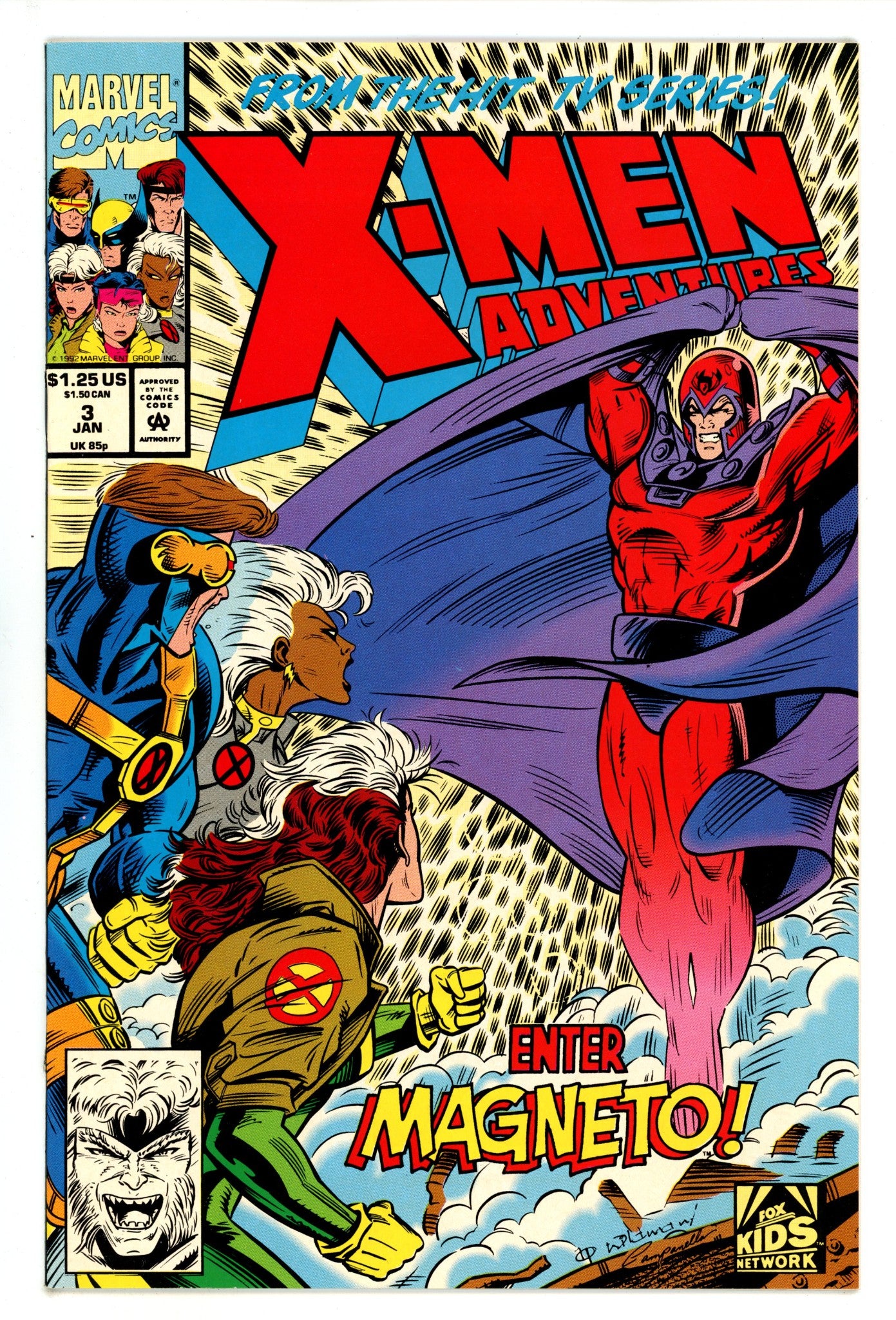 X-Men Adventures Vol 1 3 High Grade (1993) 