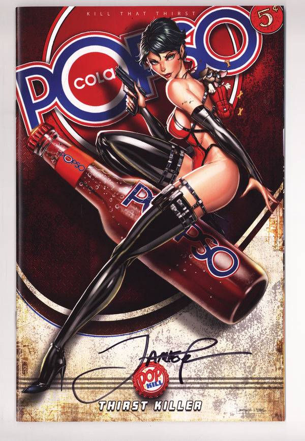Pop Kill 2 NM (9.4) (2025) Tyndall Exclusive Variant Signed x1 Cover Jamie Tyndall