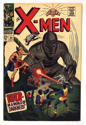 The X-Men Vol 1 34  FN (6.0)   (1967)