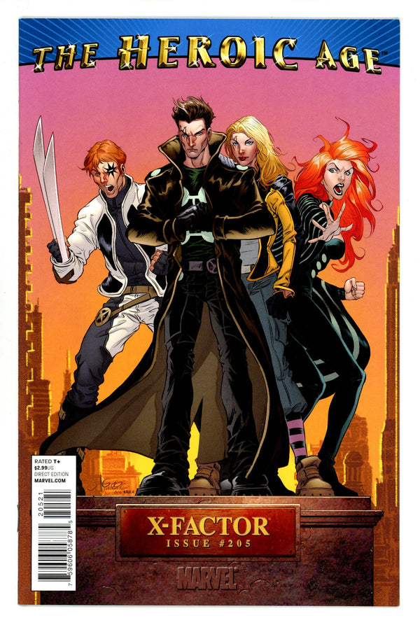 X-Factor Vol 3 205 VF/NM (9.0) (2010) Mitric Heroic Age Incentive Variant