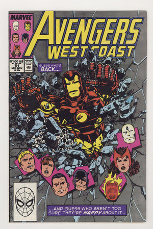 Avengers West Coast Vol 2 51 Mid Grade (1989)