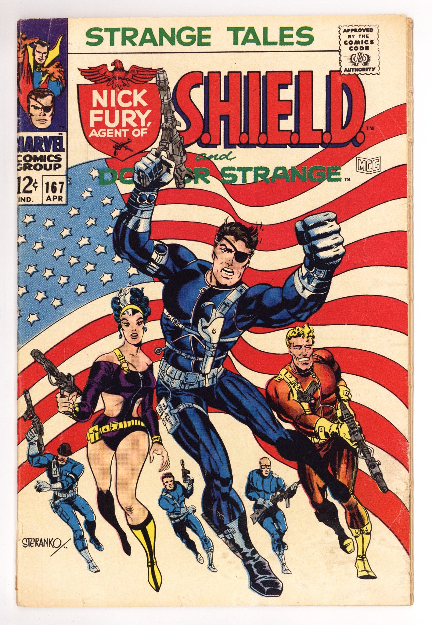 Strange Tales Vol 1 167 VG- (3.5) (1968) 