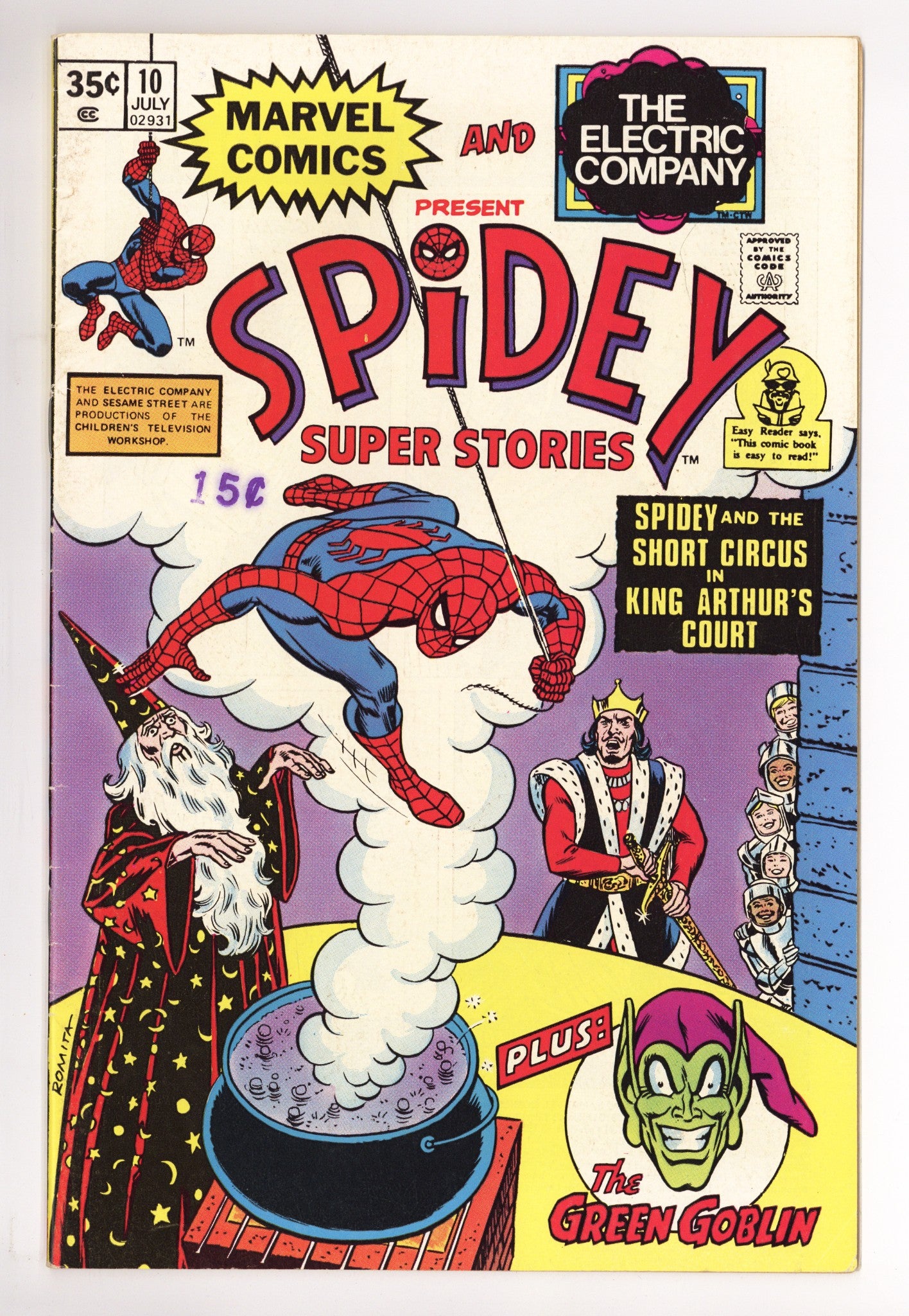 Spidey Super Stories 10 FN (6.0) (1975) 