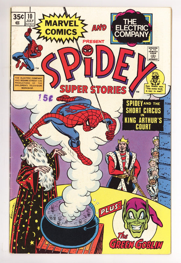 Spidey Super Stories 10 FN (6.0) (1975)