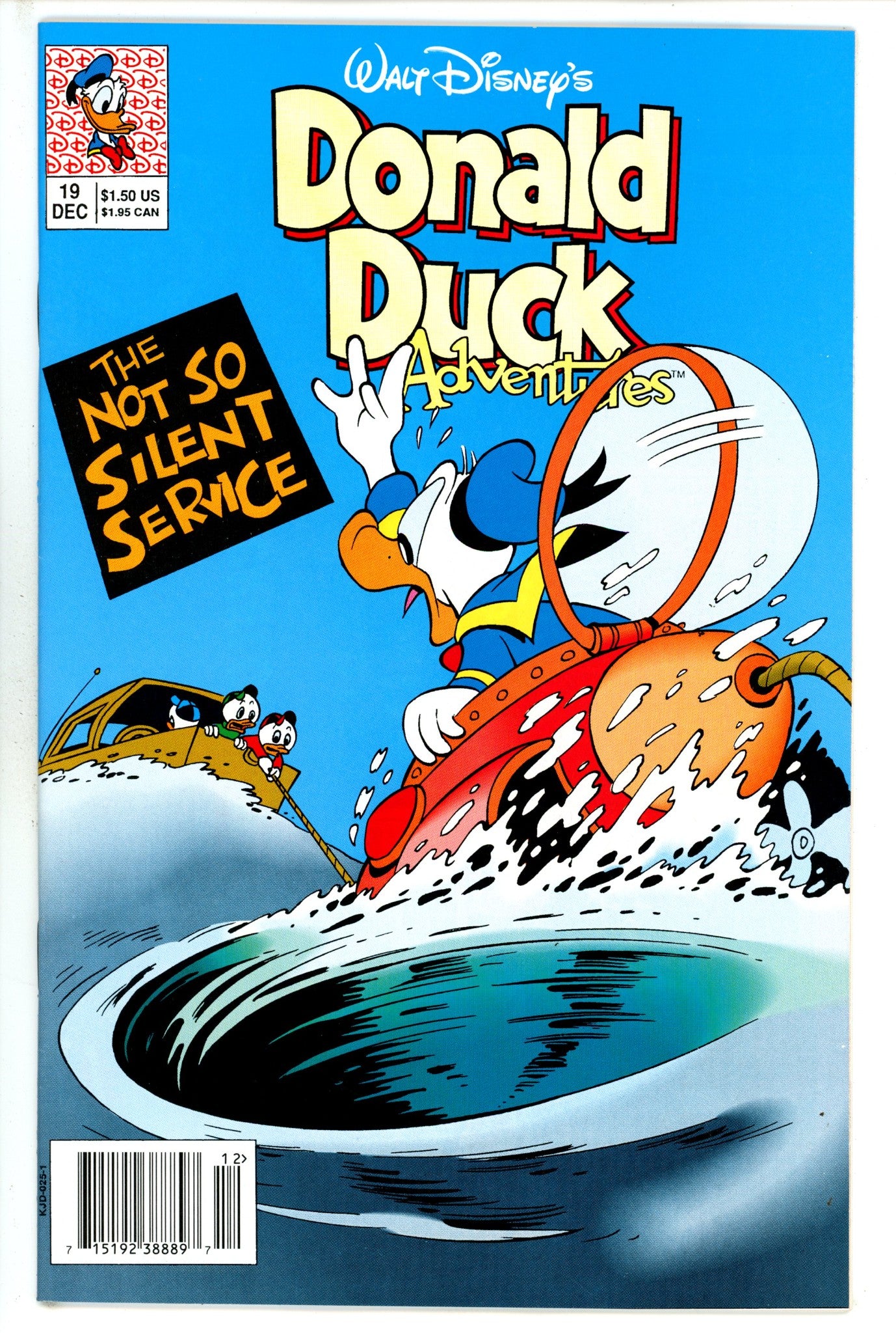 Walt Disney's Donald Duck Adventures Vol 2 19 Newsstand VF+ (1991)