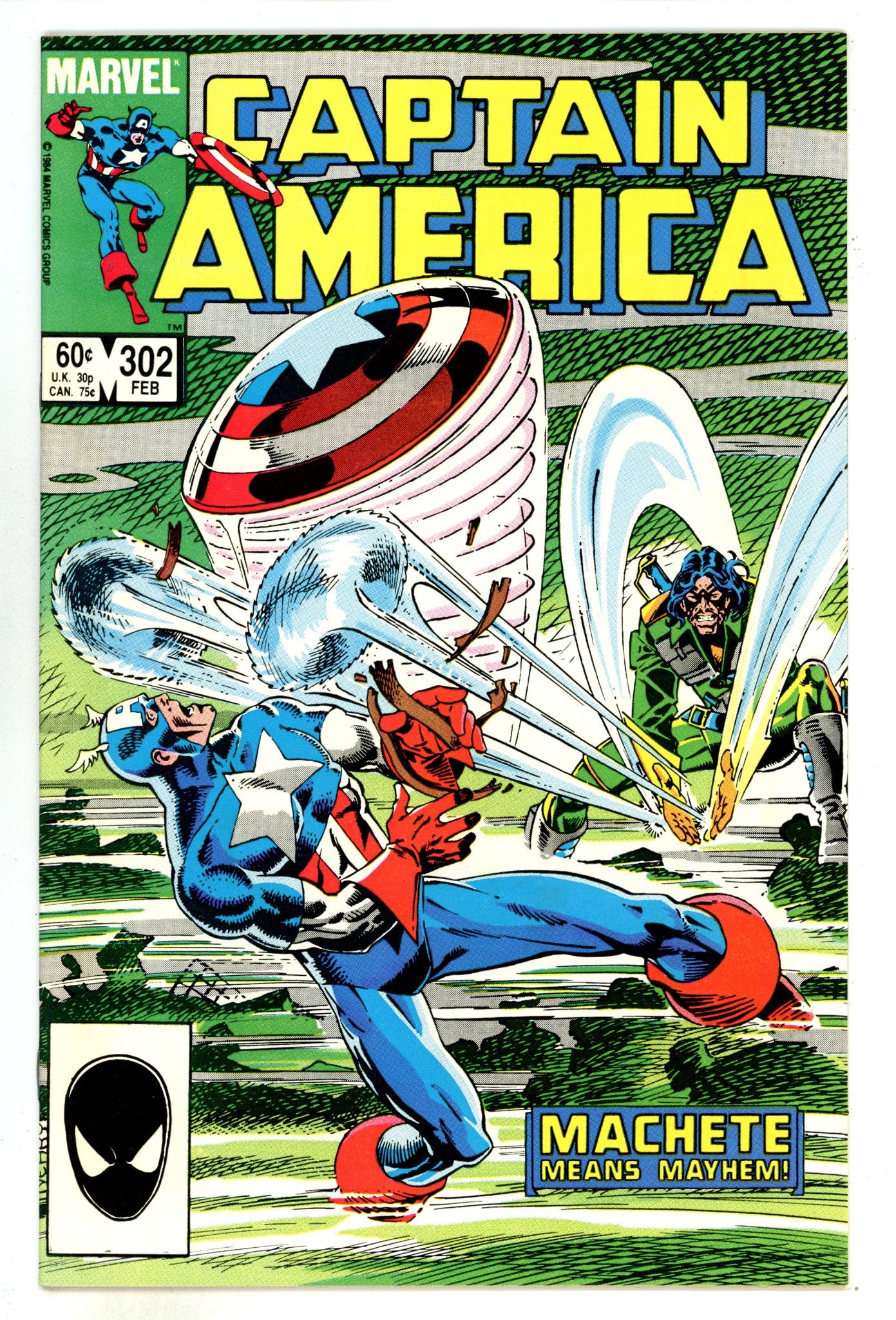 Captain America Vol 1 302 High Grade (1985) 