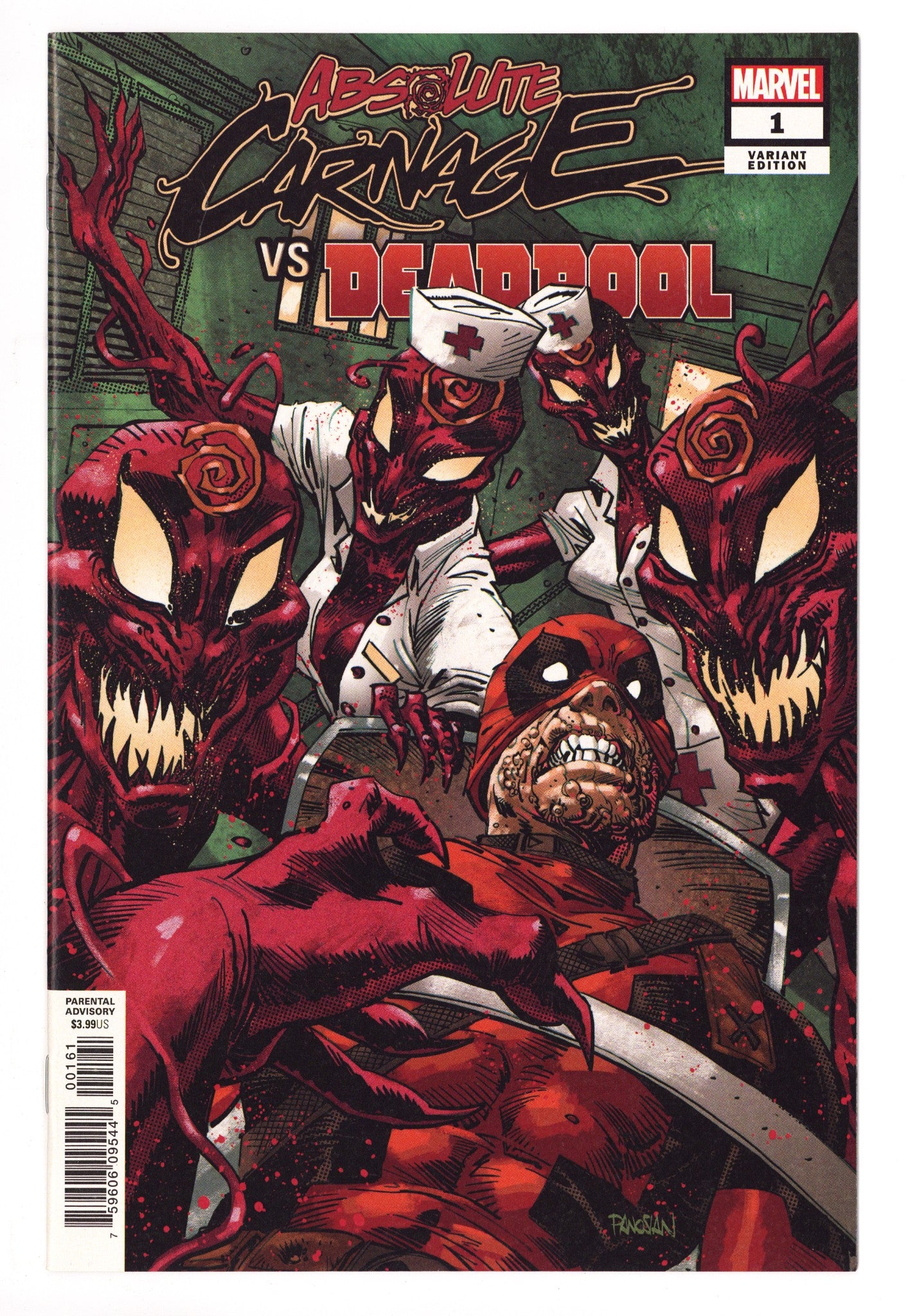 Absolute Carnage vs. Deadpool 1 High Grade (2019) Panosian Variant 