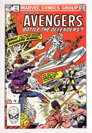 The Avengers Annual Vol 1 11 High Grade (1982) 