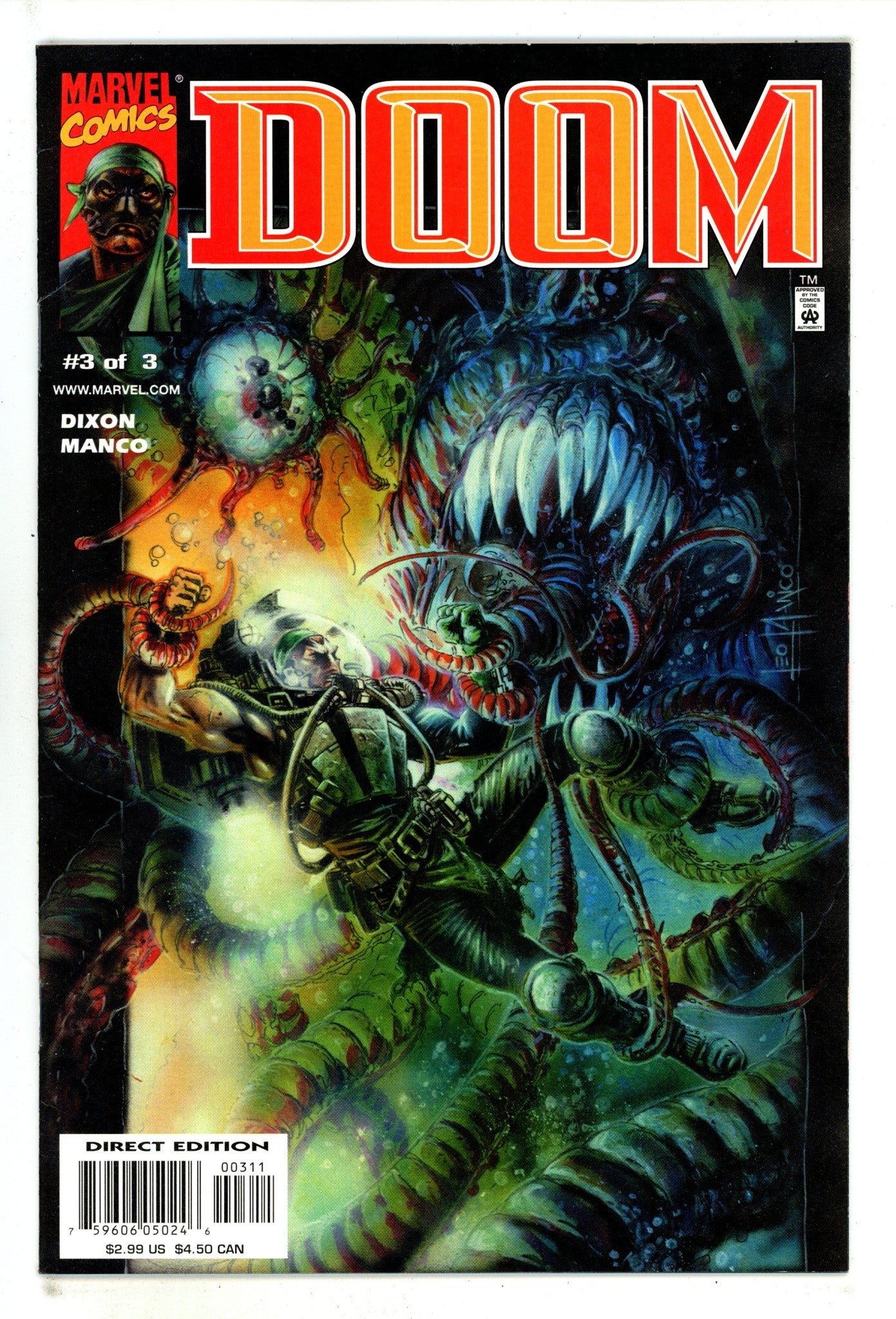 Doom Vol 1 3 Mid Grade (2000) 