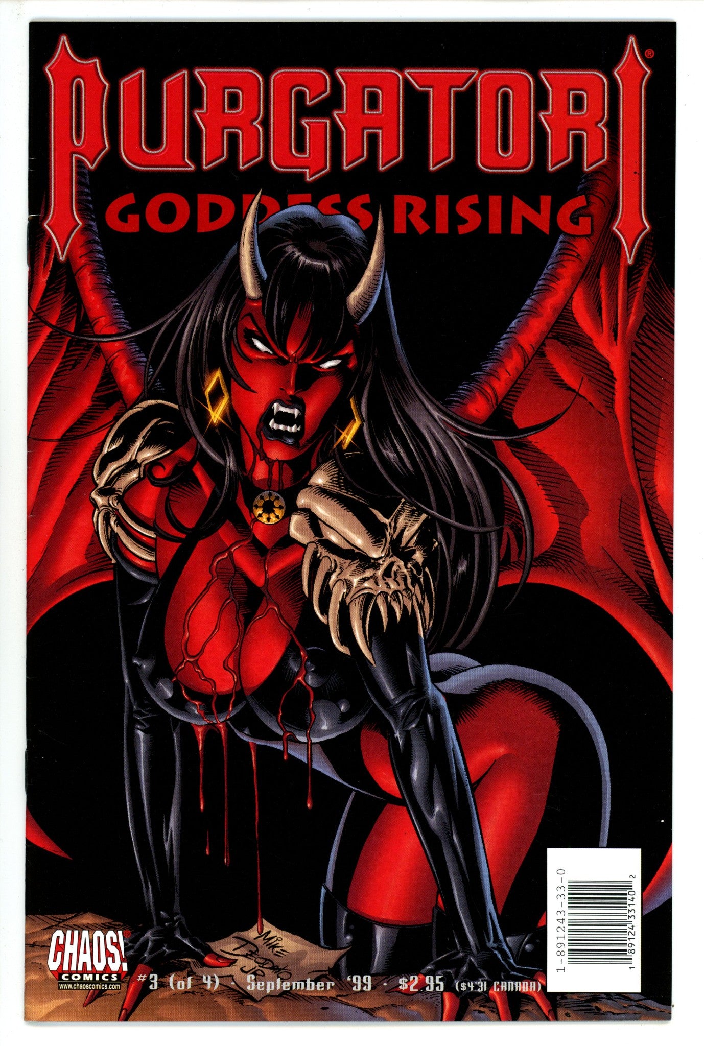 Purgatori: Goddess Rising 3 VF (8.0) (1999) 