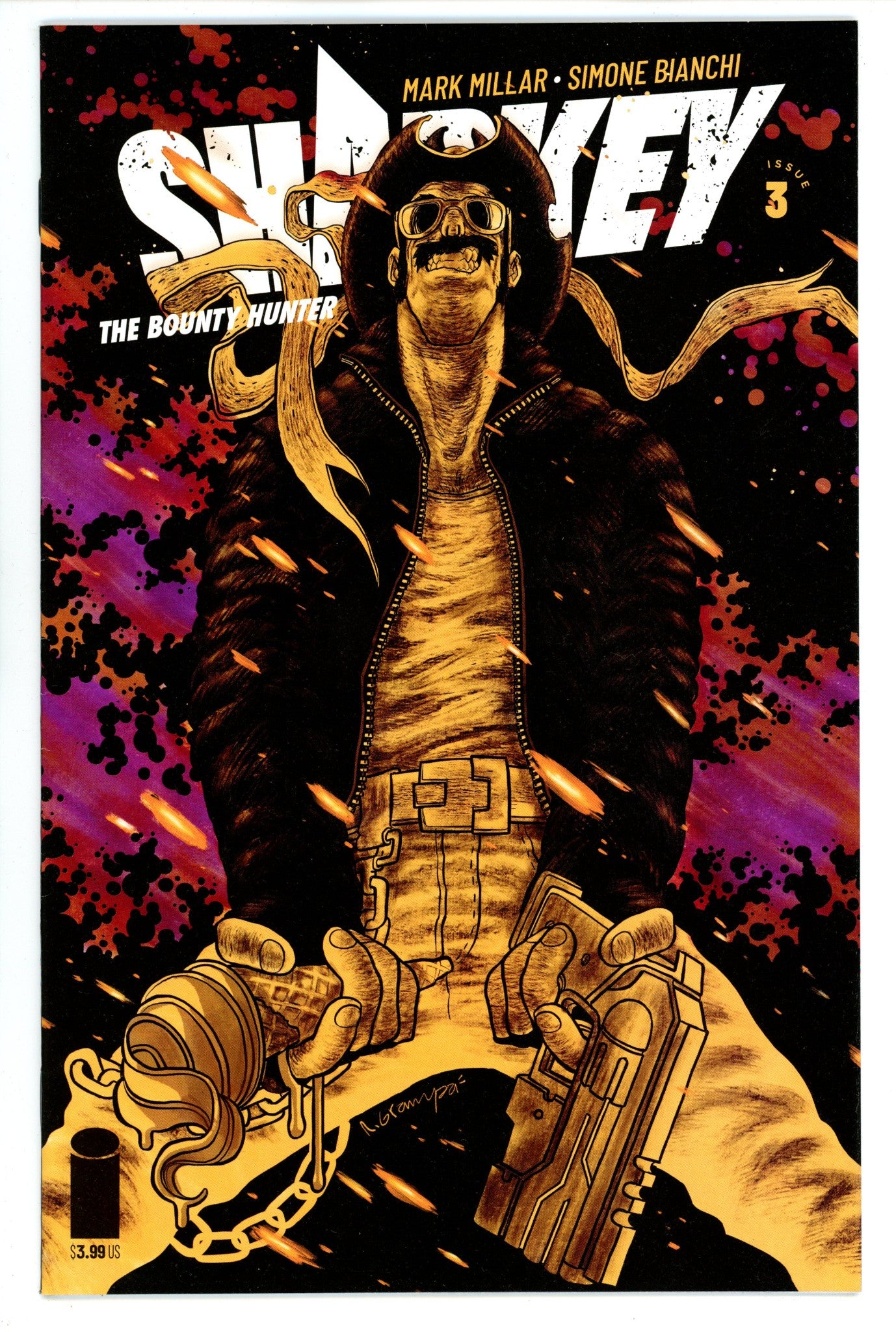 Sharkey the Bounty Hunter 3 High Grade (2019) Bianchi Variant 