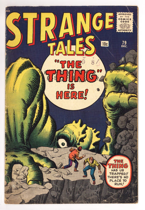 Strange Tales Vol 1 79 VG+ (4.5) (1960)