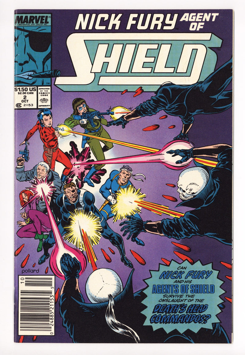 Nick Fury, Agent of S.H.I.E.L.D. Vol 4 2 High Grade (1989) 