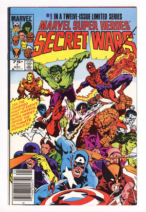 Marvel Super-Heroes Secret Wars 1 FN+ (6.5) (1984) Newsstand 