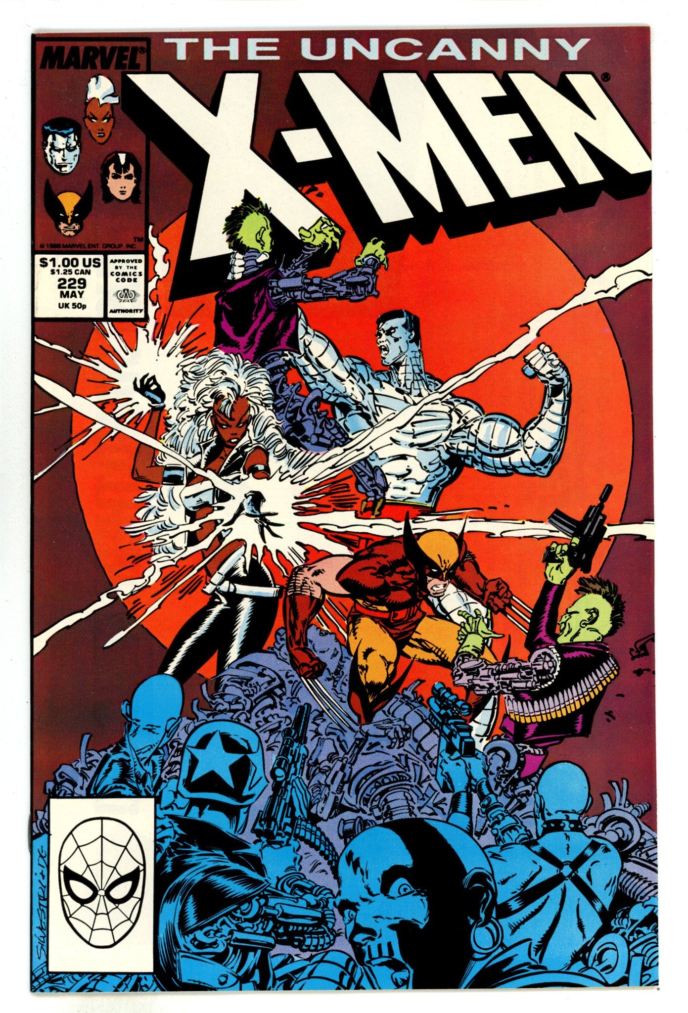The Uncanny X-Men Vol 1 229 High Grade (1988) 