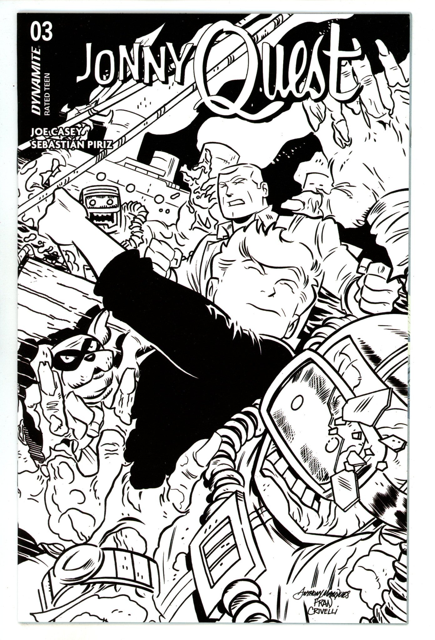 Jonny Quest 3 Marques B&W Incentive Variant (2024)