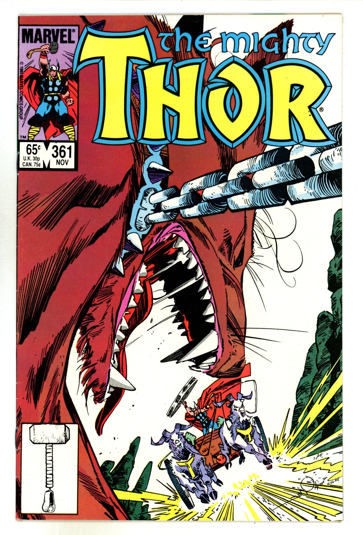 Thor Vol 1 361 Mid Grade (1985) 