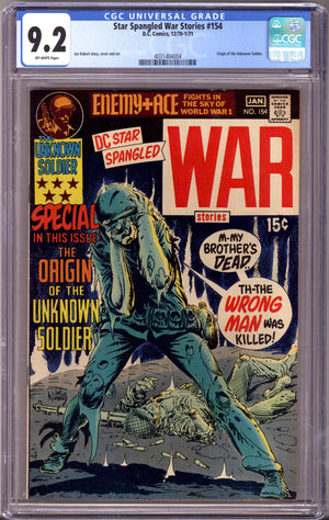 Star Spangled War Stories Vol 1 154 CGC 9.2 (NM-) (1970)