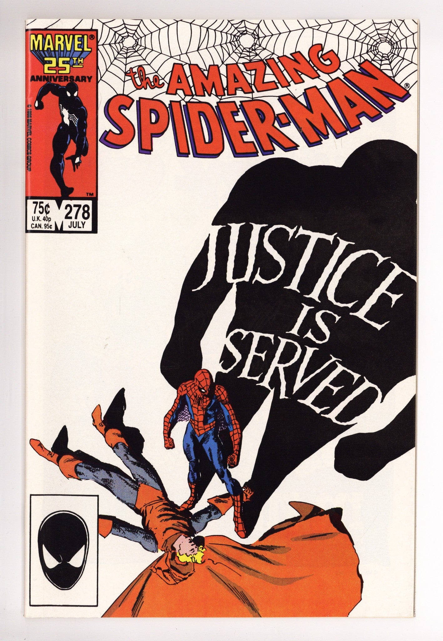 The Amazing Spider-Man Vol 1 278 NM- (9.2) (1986) 