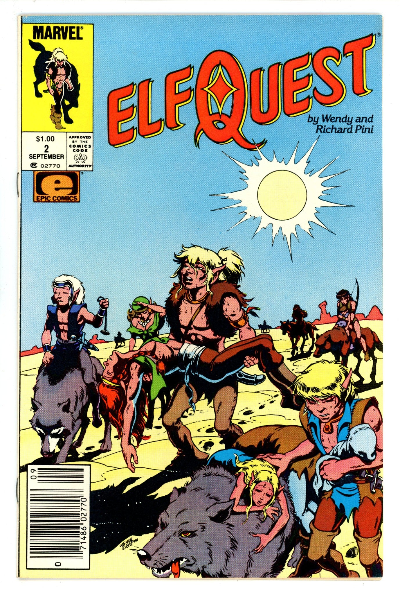 ElfQuest 2 FN (6.0) (1985) Canadian Price Variant 