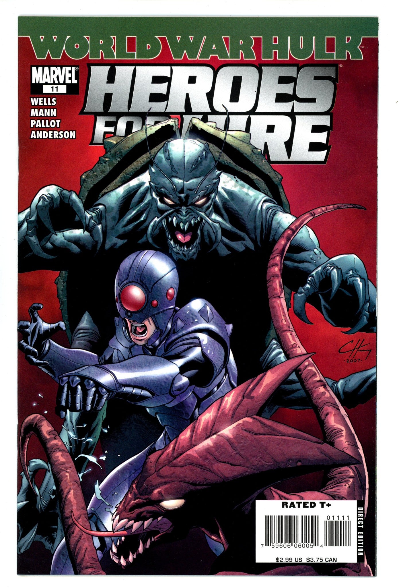 Heroes for Hire Vol 2 11 High Grade (2007)