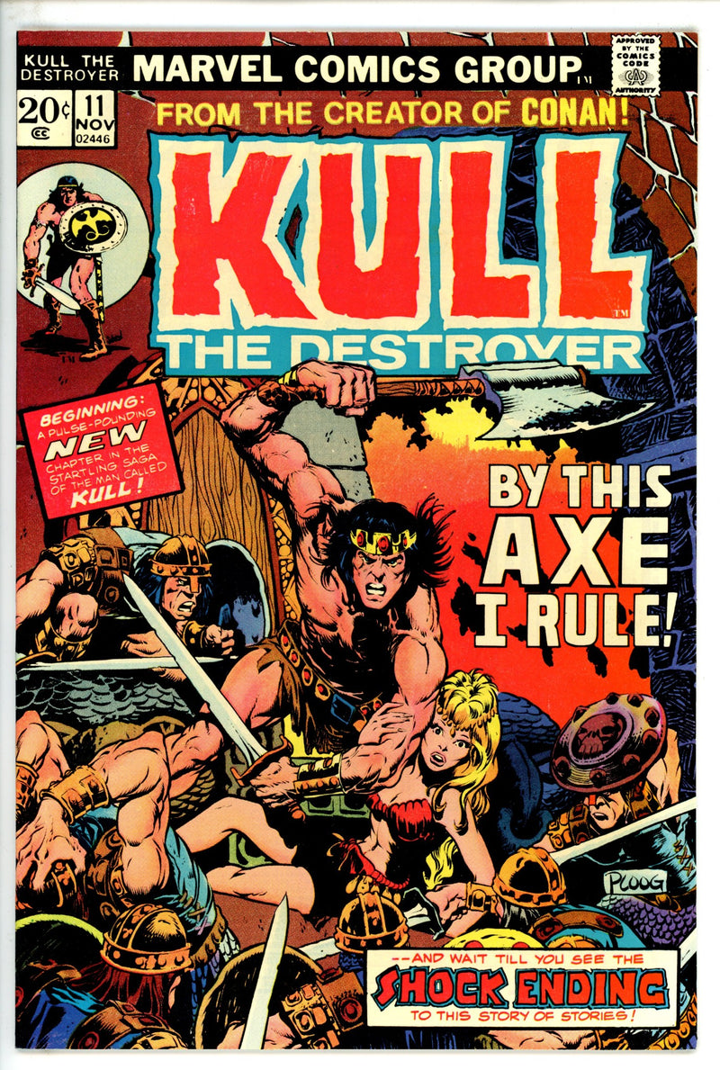 Kull the Destroyer Vol 1 11 VF (1973)