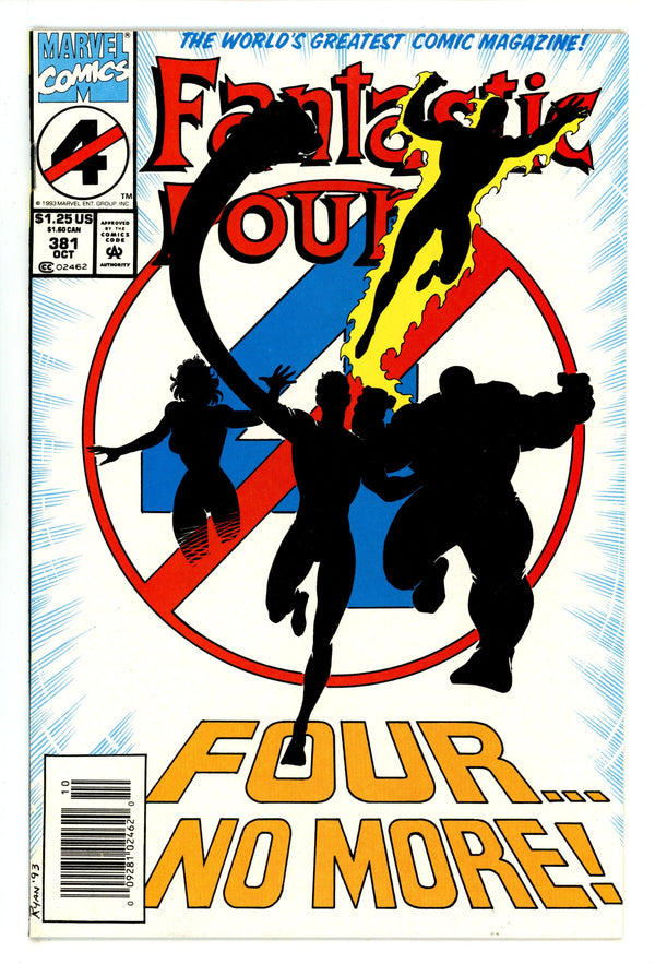 Fantastic Four Vol 1 381 Mid Grade (1993) Newsstand