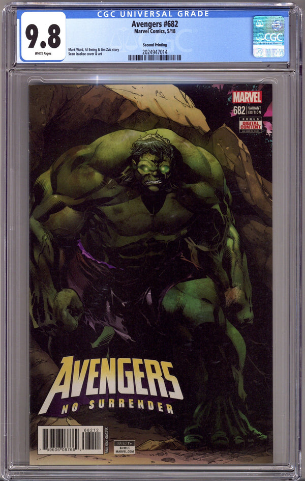 Avengers Vol 7 682 CGC 9.8 (NM/M) (2018) 2nd Print