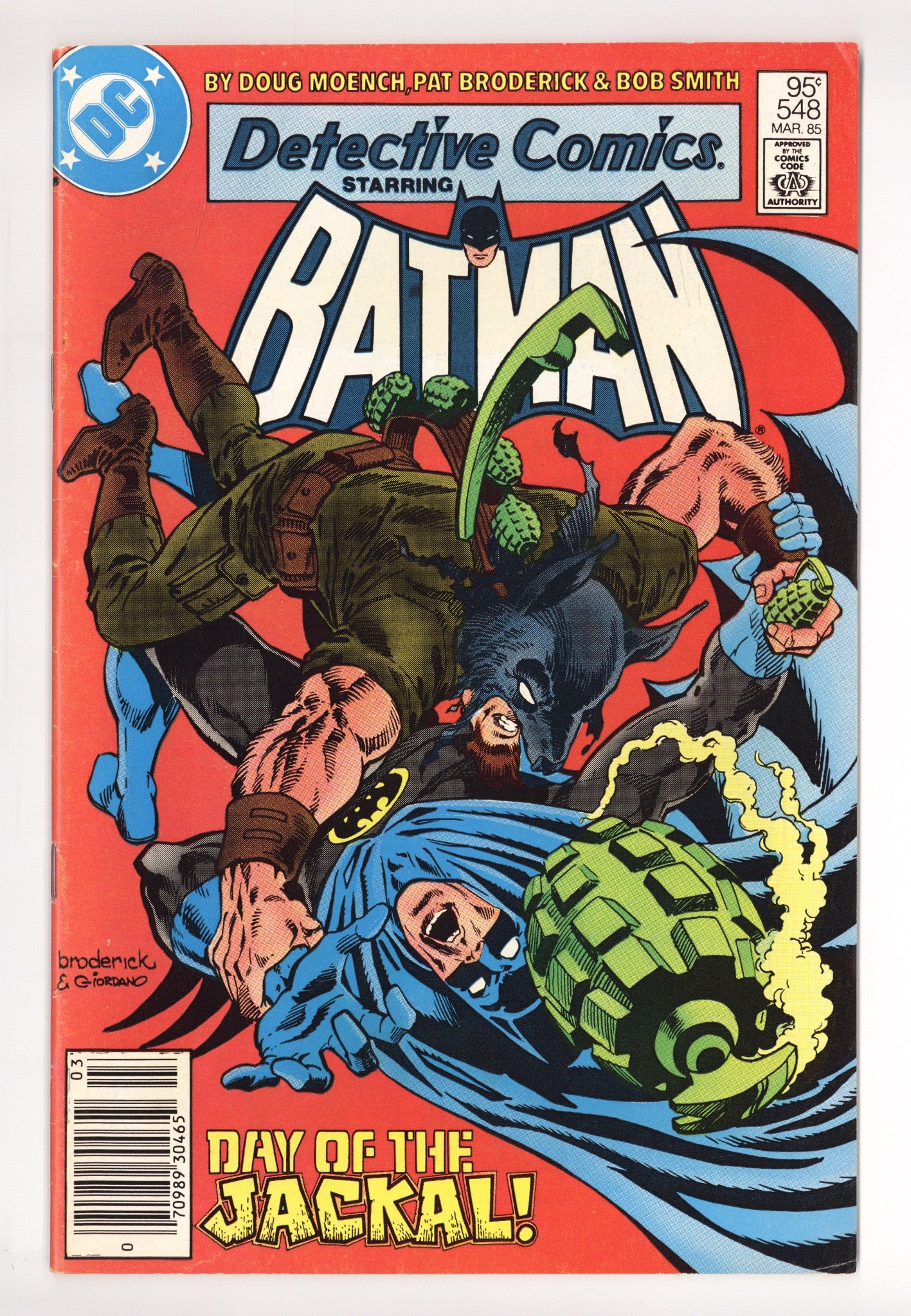 Detective Comics Vol 1 548 FN (6.0) (1985) Canadian Price Variant 