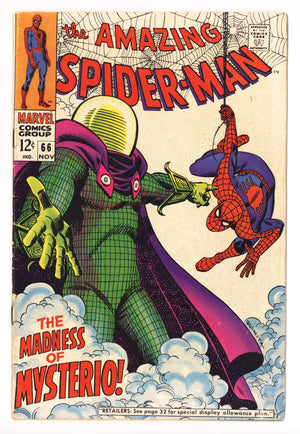 The Amazing Spider-Man Vol 1 66 VG+ (4.5) (1968)