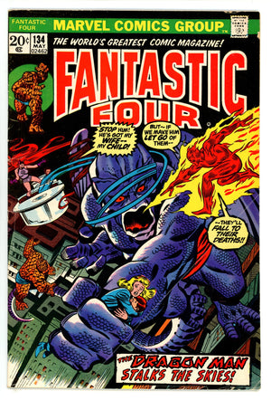 Fantastic Four Vol 1 134  VG+ (4.5)   (1973)        
