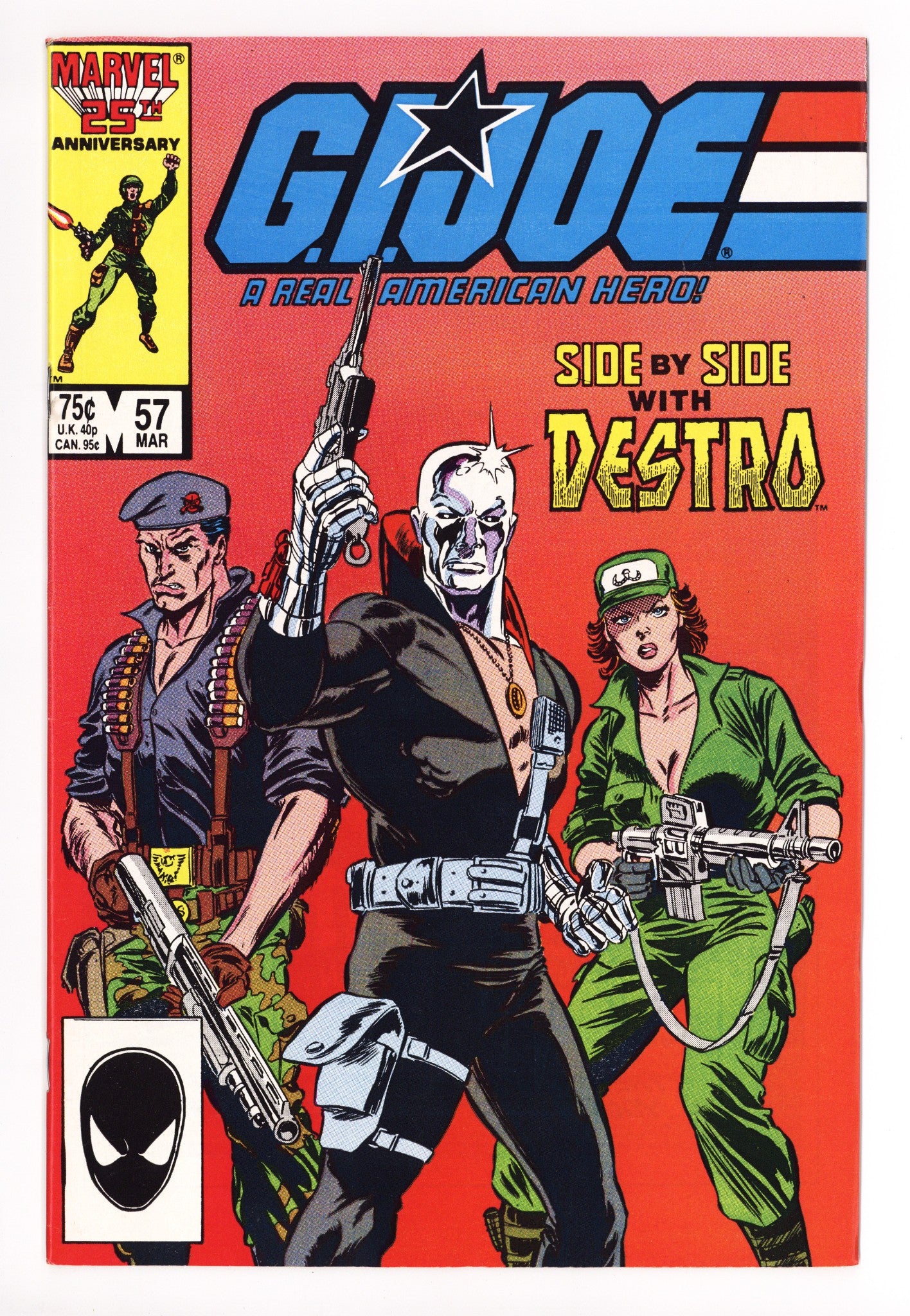 G.I. Joe, A Real American Hero 57 NM- (9.2) (1987) 