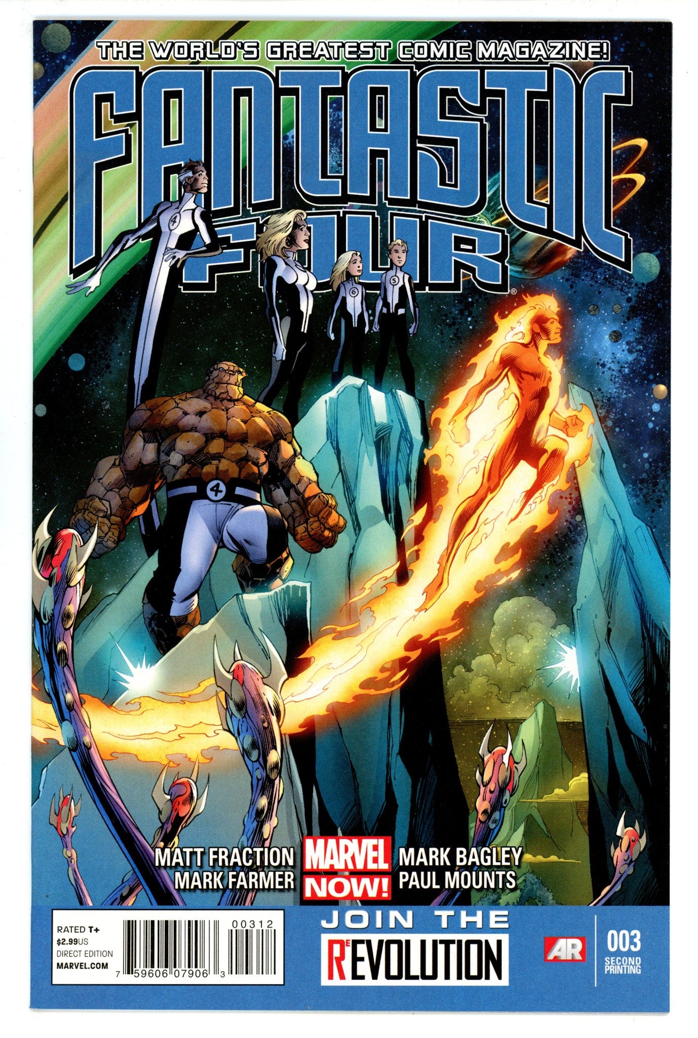 Fantastic Four Vol 4 3 High Grade (2013) 2nd Print 
