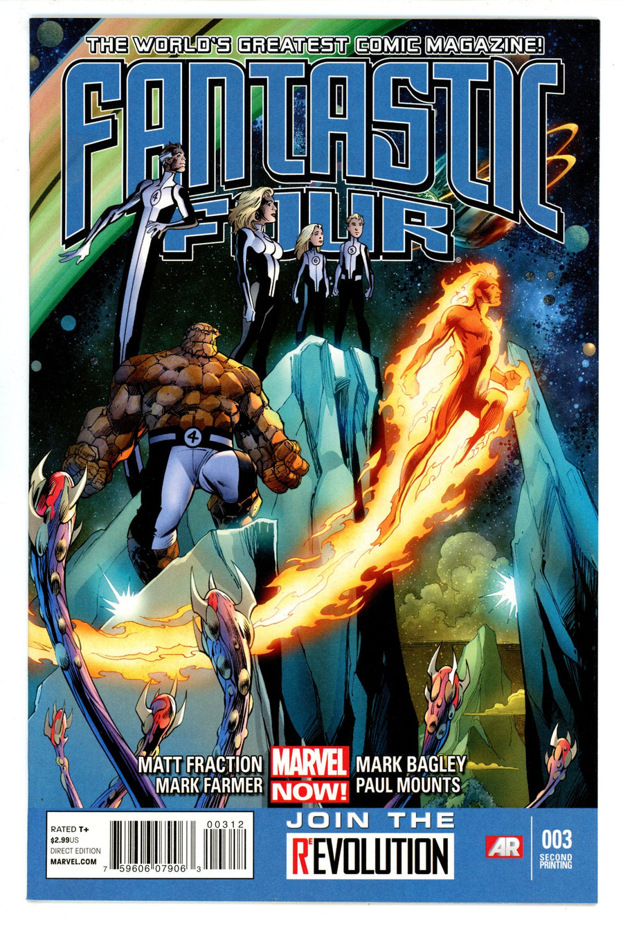 Fantastic Four Vol 4 3 High Grade (2013) 2nd Print 