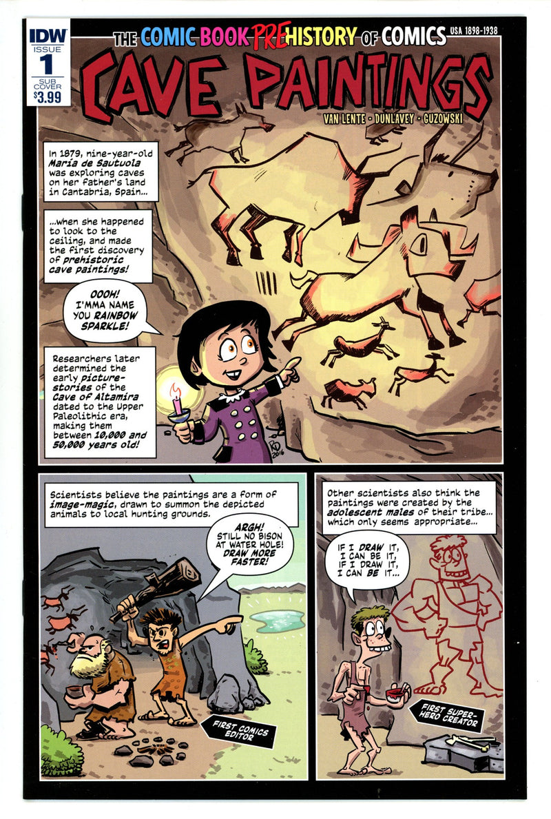 The Comic Book History of Comics 1 High Grade (2016) Dunlavey Variant 