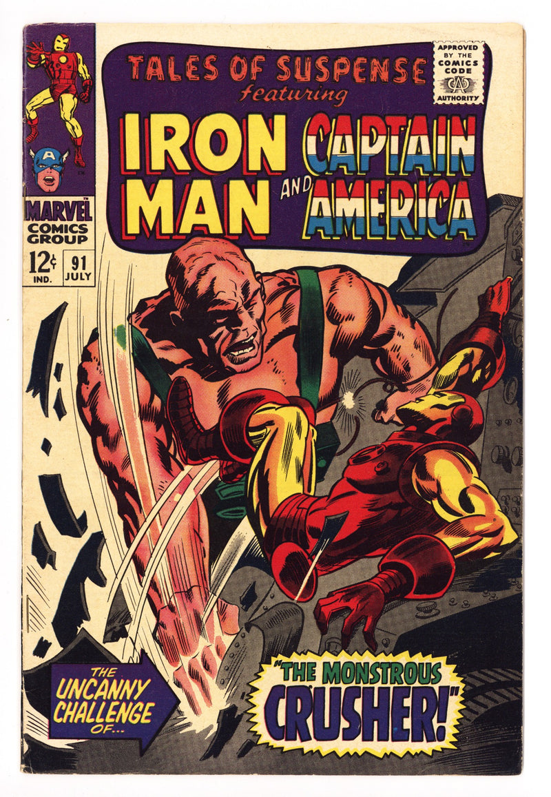 Tales of Suspense Vol 1 91 VF- (7.5) (1967) 