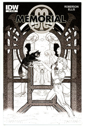 Memorial 3 High Grade (2012) Kaluta B&W Incentive Variant