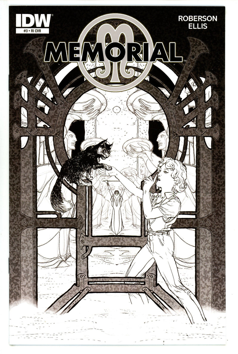 Memorial 3 High Grade (2012) Kaluta B&W Incentive Variant 