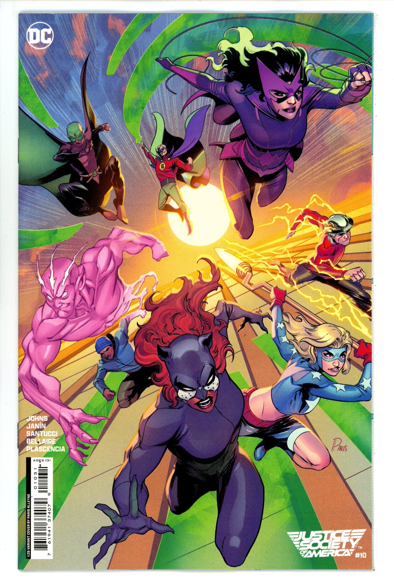 Justice Society Of America Vol 4 10 Alleyne Incentive Variant NM- (2024)