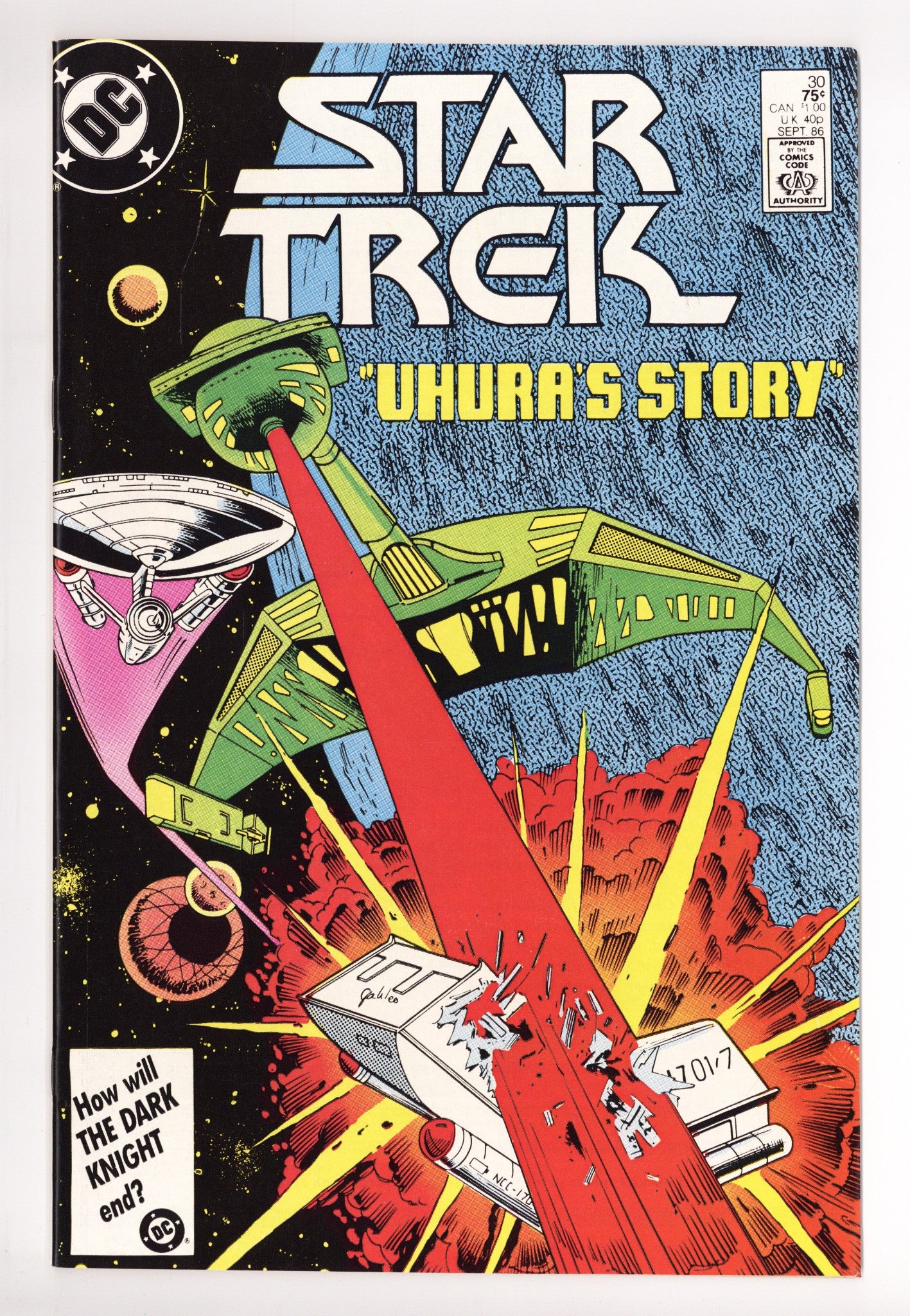 Star Trek Vol 1 30 High Grade (1986) 