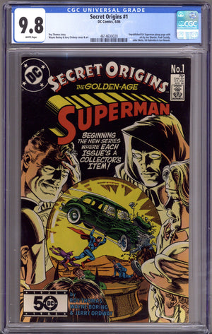Secret Origins Vol 3 1 CGC 9.8 (NM/M) (1986)