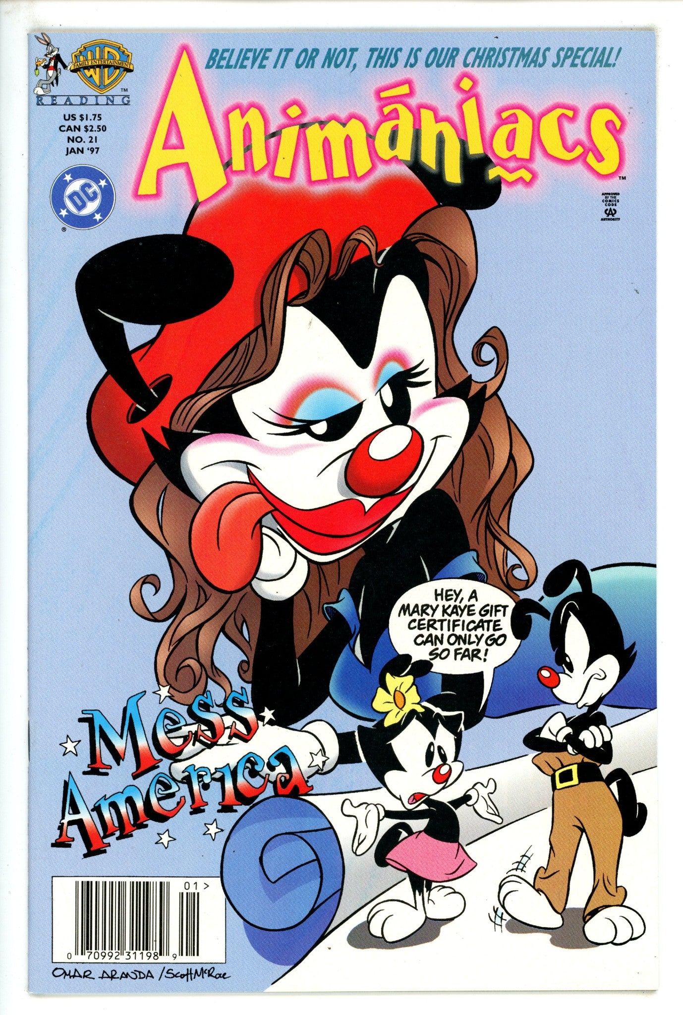 Animaniacs 21 Newsstand VF+ (1997)