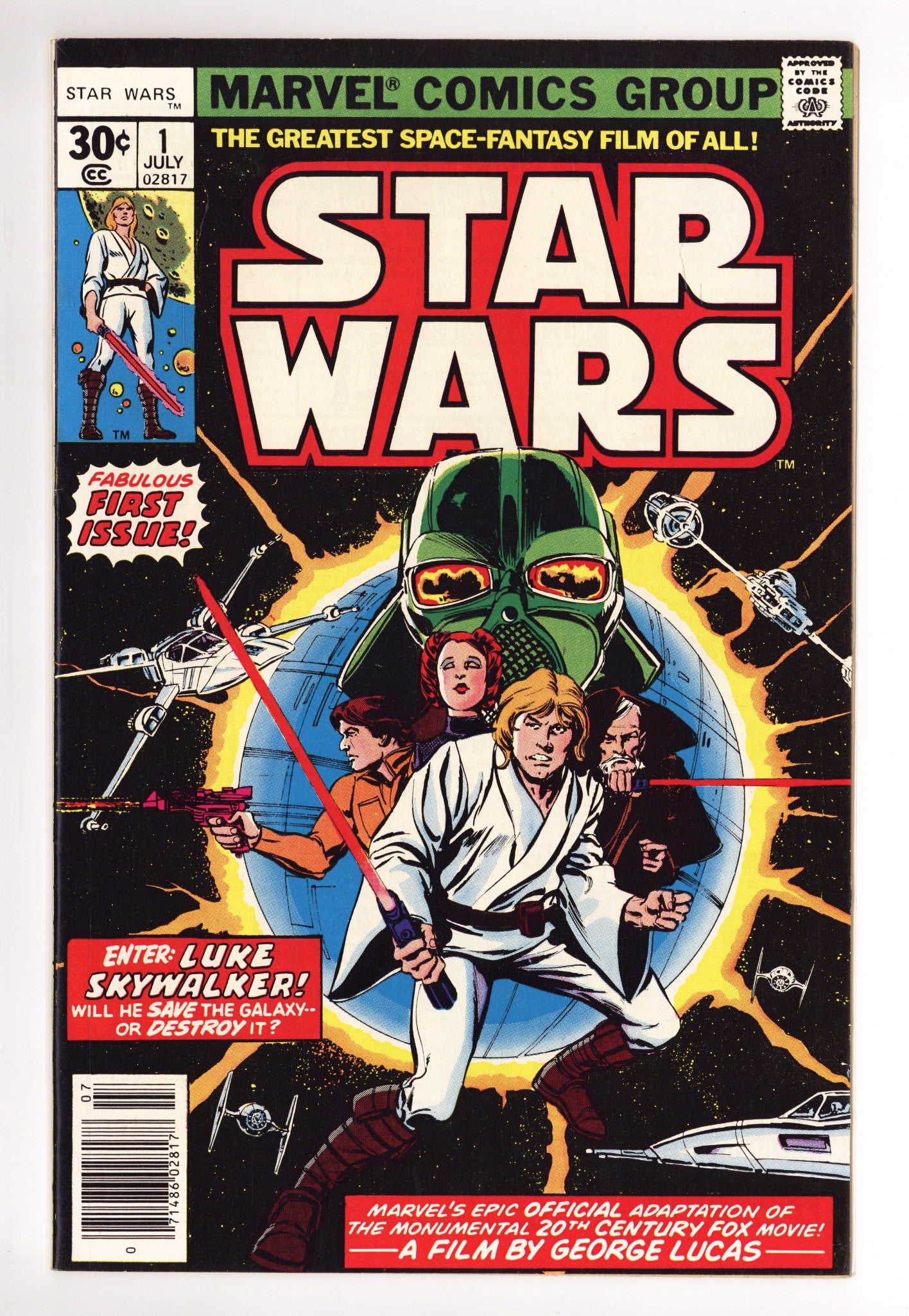 Star Wars Vol 1 1 VF (8.0) (1977) 