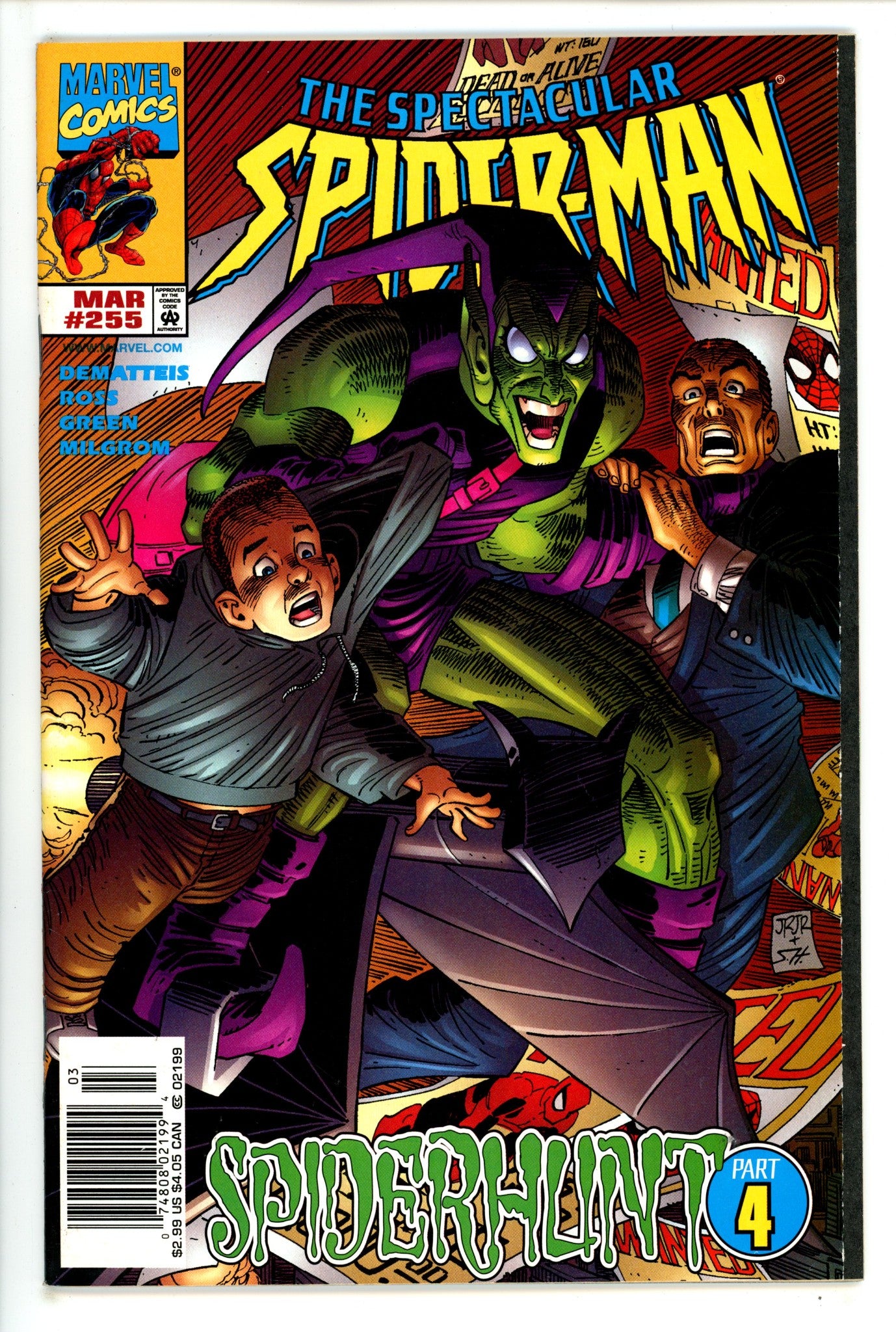 The Spectacular Spider-Man Vol 1 255 Newsstand VF (1998)