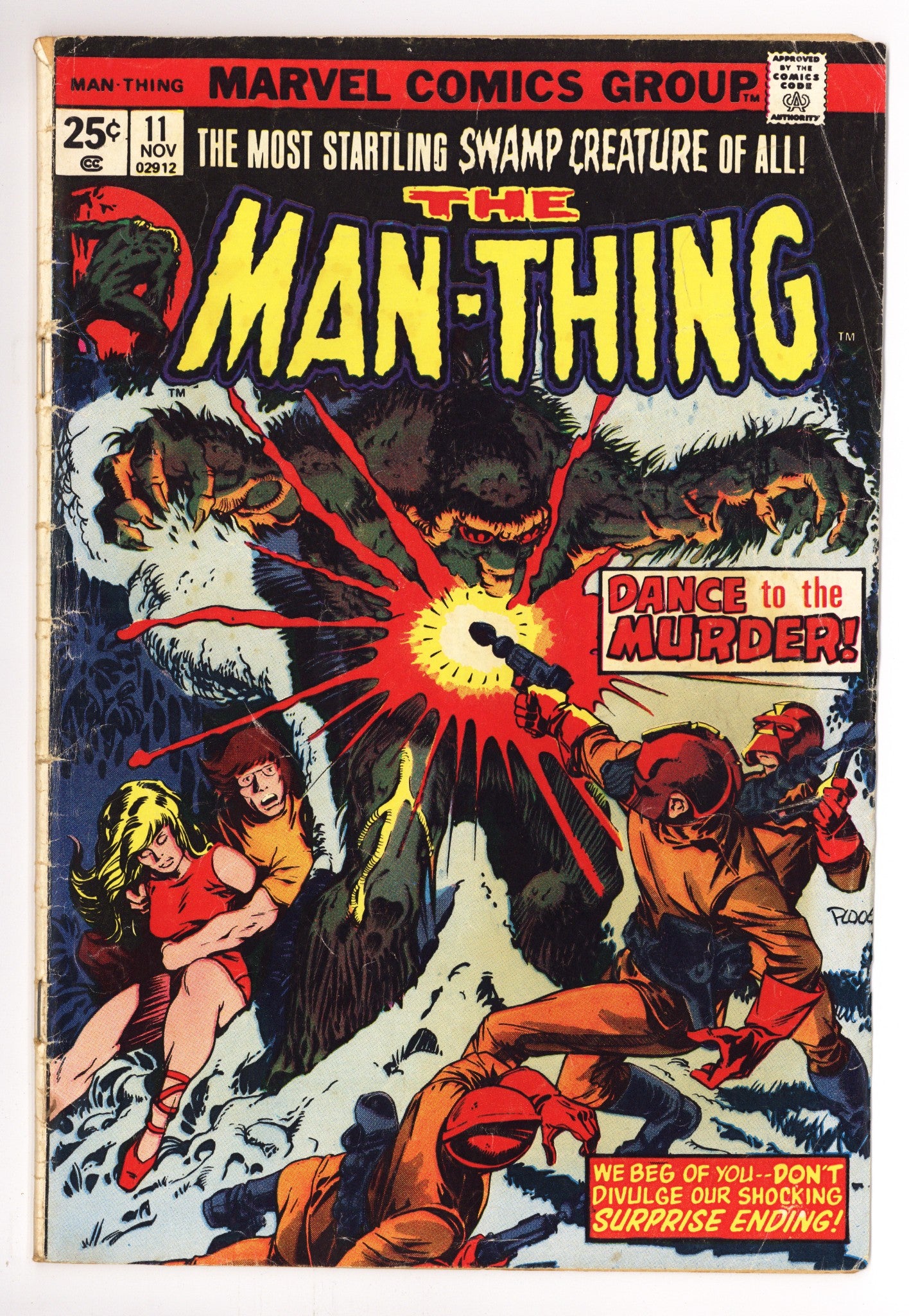Man-Thing Vol 1 11 Low Grade (1974) 
