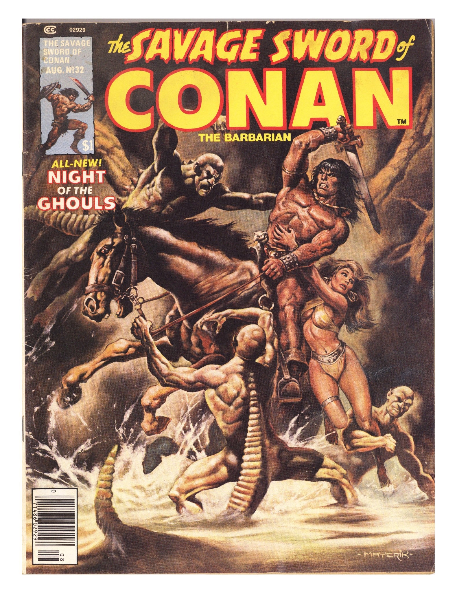 The Savage Sword of Conan Vol 1 32 Very Low Grade (1978) 