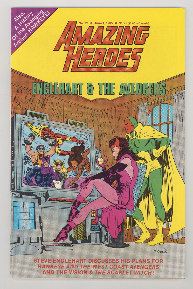 Amazing Heroes 72 High Grade (1985) 