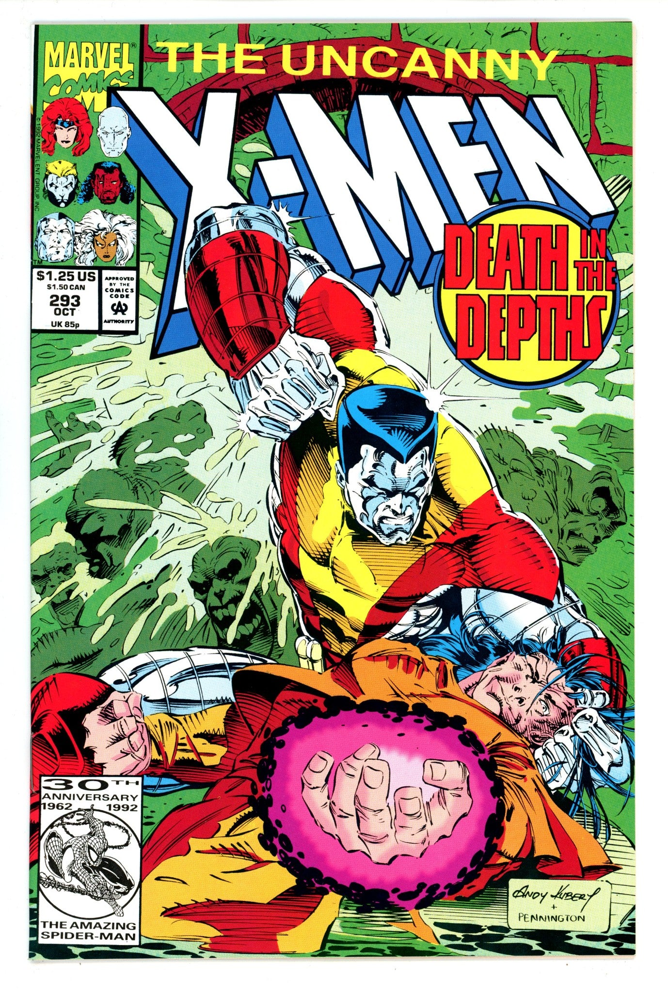The Uncanny X-Men Vol 1 293 High Grade (1992) 