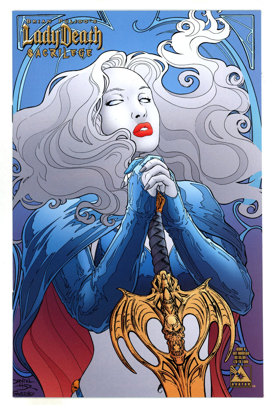 Brian Pulido's Lady Death: Sacrilege 0 NM- (9.2) (2006) HDR Variant 