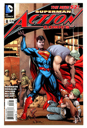 Action Comics Vol 2 8 High Grade (2012) Frank Variant